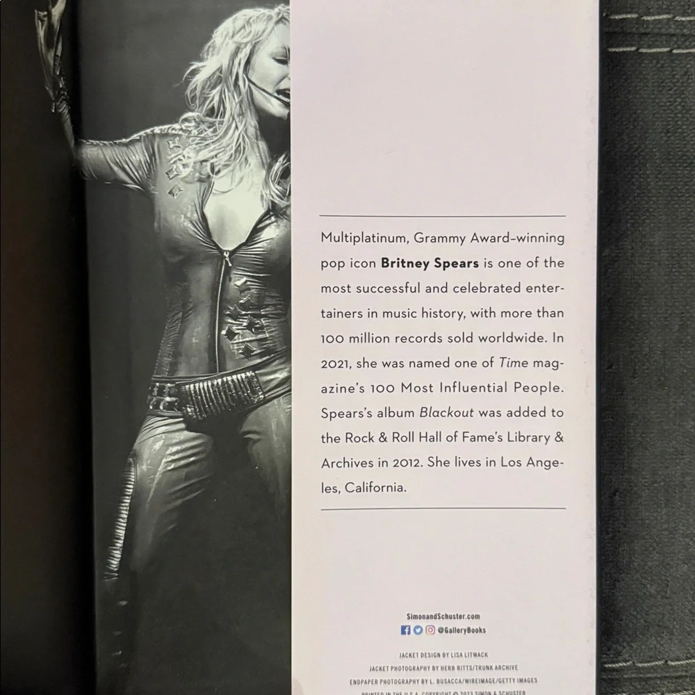Britney Spears Memior The Woman in Me Hardcover with Jacket